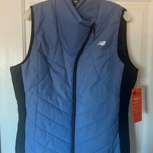 New Balance Tech Vest in Blue and Black